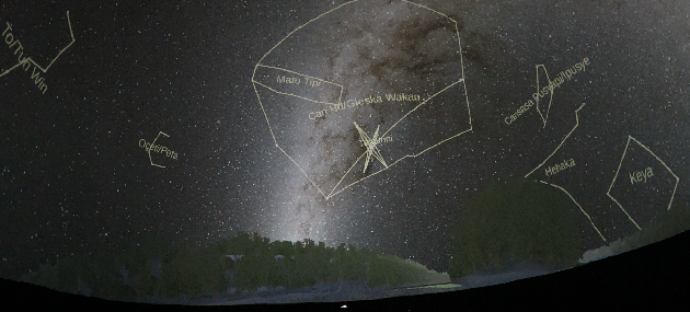 Teaser image for Designing CanoeView: A Canoe-Based Interactive Learning Experience for Planetarium Classrooms
