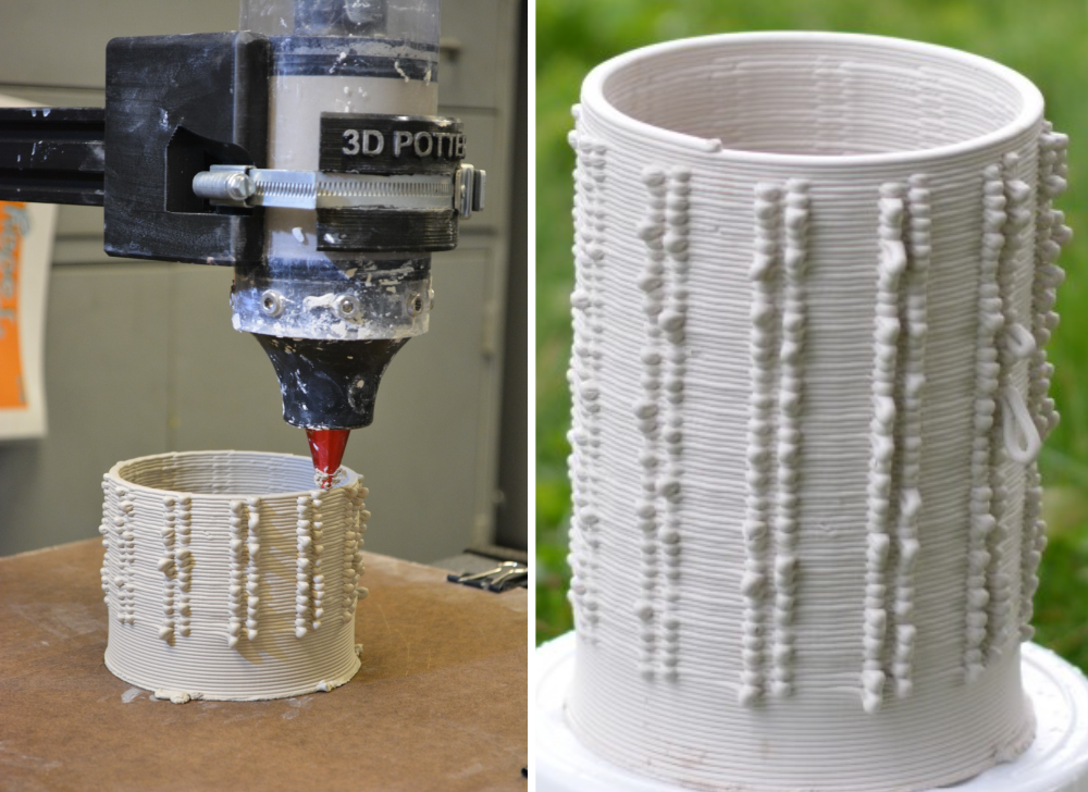 Teaser image for Rain Gauge: Exploring the Design and Sustainability of 3D Printed Clay Physicalizations