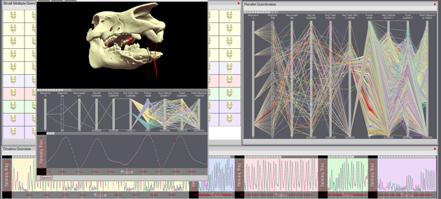 Teaser image for Interactive Coordinated Multiple-View Visualization of Biomechanical Motion Data