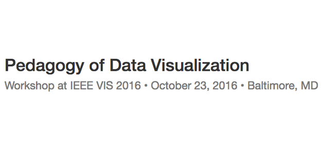 Teaser image for Pedagogy of Data Visualization