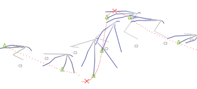 Teaser image for Poster: Getting All Your Bats in a Row: Optimizing Layout in Chronophotographic Style Visualizations