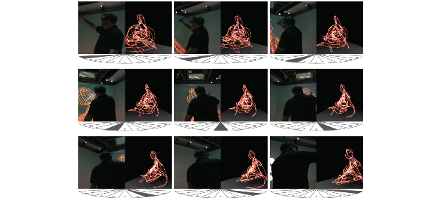 Teaser image for Spatial Correlation: An Interactive Display of Virtual Gesture Sculpture