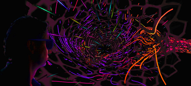 Teaser image for Particle Flurries: Synoptic 3D Pulsatile Flow Visualization
